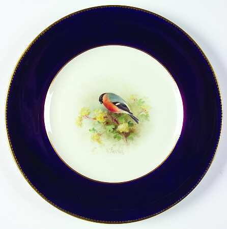 Z2038 Cobalt Blue Dinner Plate