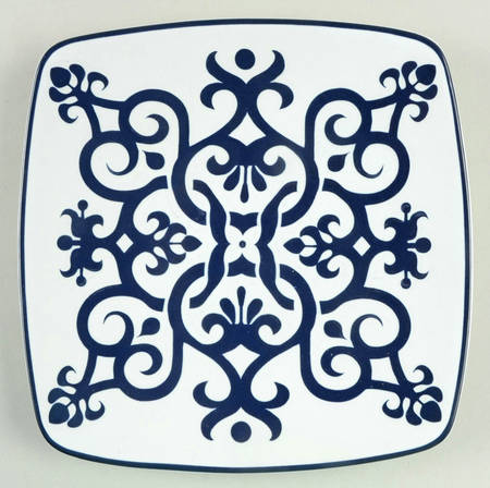 Tuzani Collection Blue Square Salad Plate