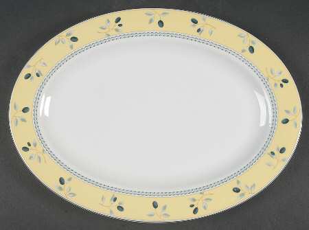 Blueberry 12" Oval Serving Platter