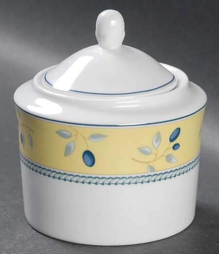 Blueberry Sugar Bowl & Lid