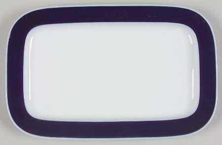 Secunda Blue 9" Oval Serving Platter