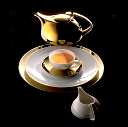 Dynamic Gold Teapot & Lid