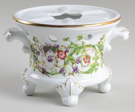 Flower Fantasy China Warmer Stand
