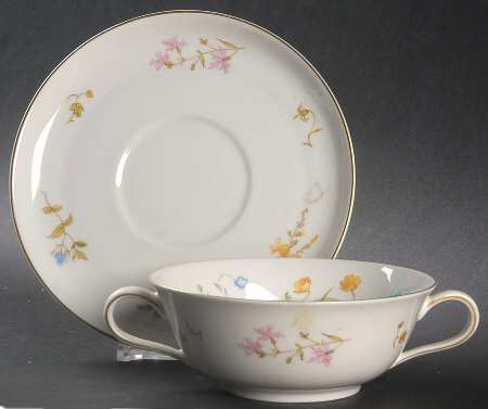 R2005 Flat Cream Soup Bowl & Saucer Set