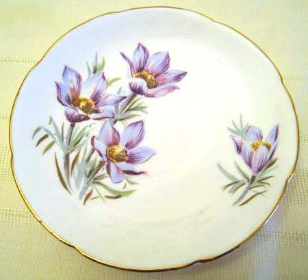 Manitoba Crocus Saucer