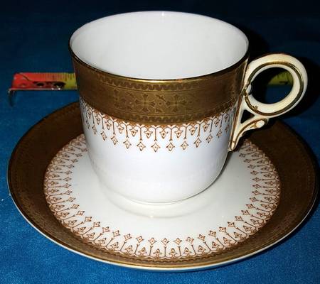 W347 Flat Demitasse Cup & Saucer Set