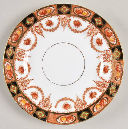 Devon Black (Smooth) Bread & Butter Plate by Royal Albert