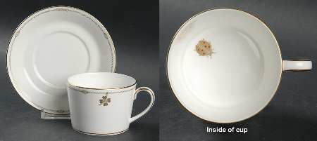 Charms Flat Cup & Saucer Set