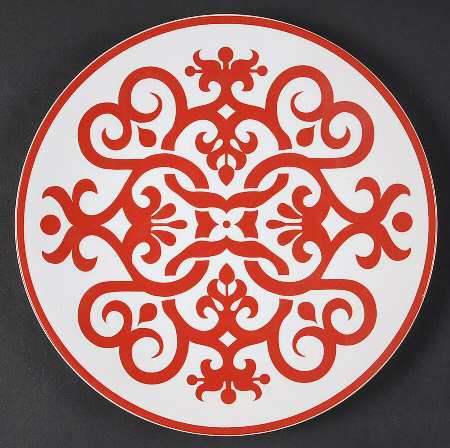 Tuzani Collection Red Salad Plate
