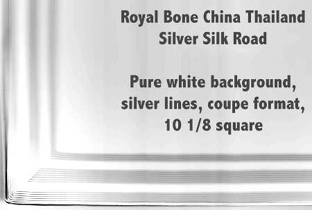Silver Silk Road by Royal Bone China