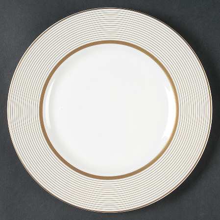 Ruban d'Or Accent Luncheon Plate