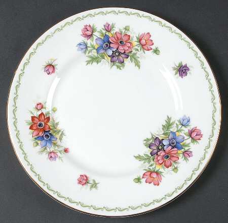 Special Flowers (No Month, Smooth, No Rib) Salad Plate