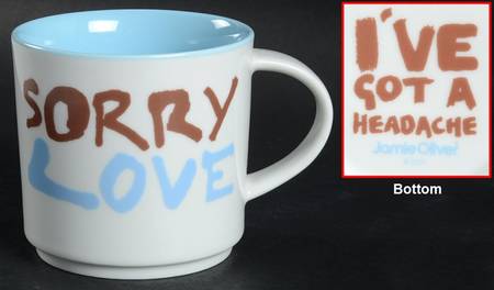 Jamie Oliver Bottoms Up Mugs Mug