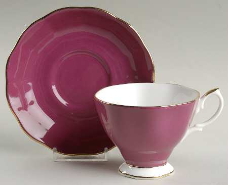 Colours Footed Cup & Saucer Set