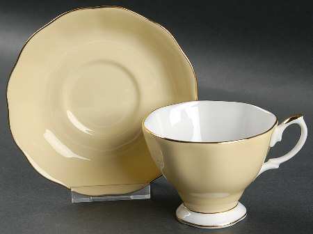Colours Footed Cup & Saucer Set