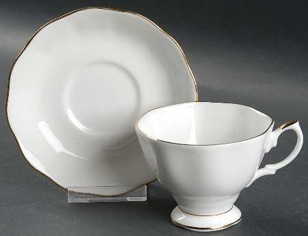 Colours Footed Cup & Saucer Set
