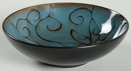 Olivia Blue Coupe Soup Bowl