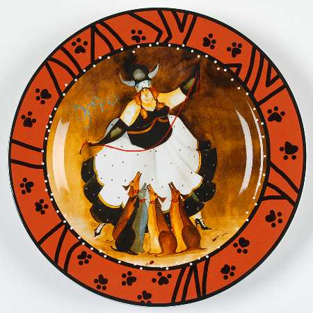 A Walk in the Park Salad Plate