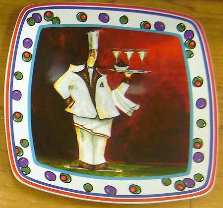Martini Chefs Salad Plate