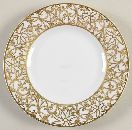 Salamanque Gold Bread & Butter Plate