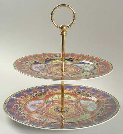 Peace 2-Tier Serving Tray