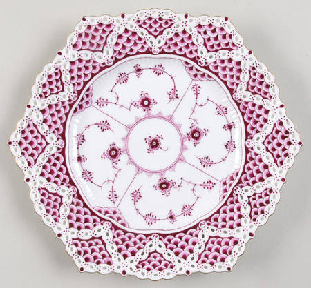 Red Fluted Full Lace by Royal Copenhagen