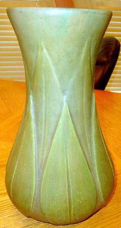 Early Velmoss Green 12" Vase