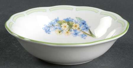 Botanical Teas (Green Trim) Fruit/Dessert (Sauce) Bowl