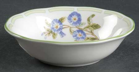 Botanical Teas (Green Trim) Fruit/Dessert (Sauce) Bowl