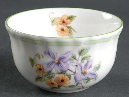 Botanical Teas (Green Trim) Rice Bowl