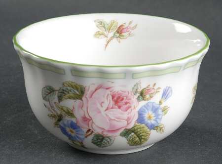 Botanical Teas (Green Trim) Rice Bowl