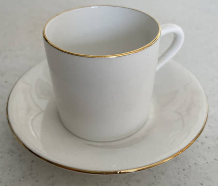 RIA78 Flat Demitasse Cup & Saucer Set