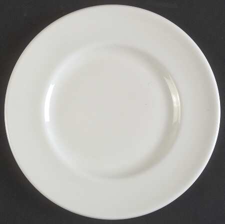 Langdale White Salad Plate