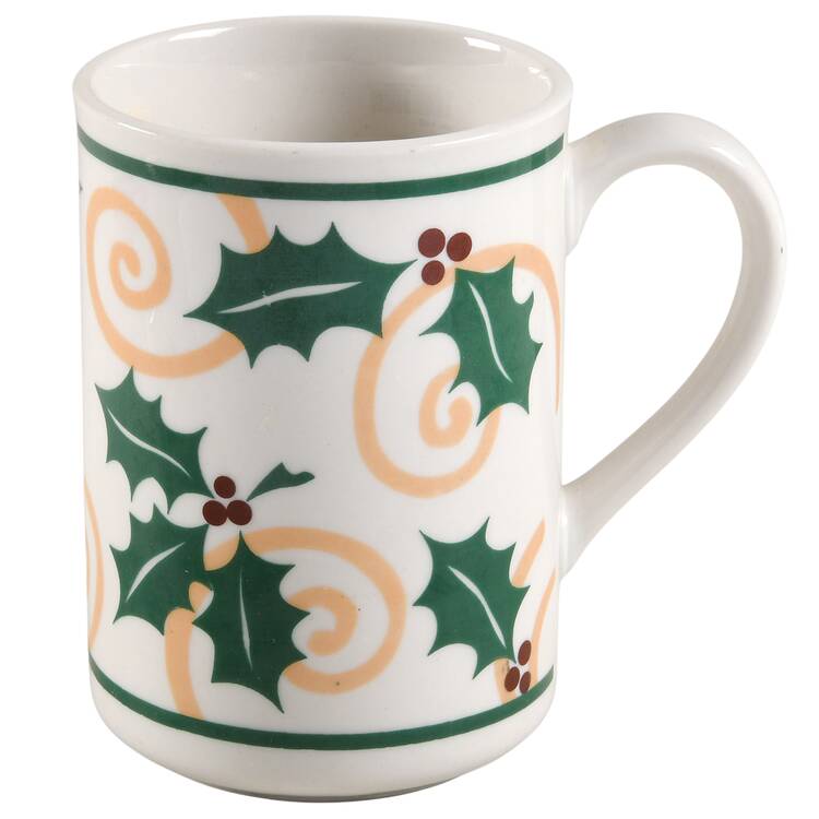 Golden Holly Mug