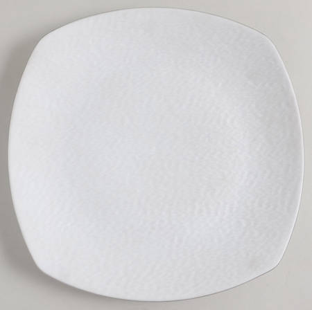 Mineral Sable Platine Square Dinner Plate