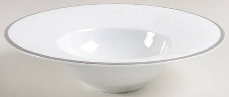 Mineral Sable Platine Rim Soup Bowl