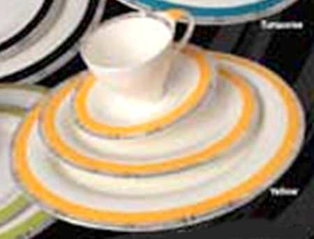 Platinum Angela Yellow by Royal Bone China