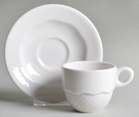 Arena Flat Demitasse Cup & Saucer Set