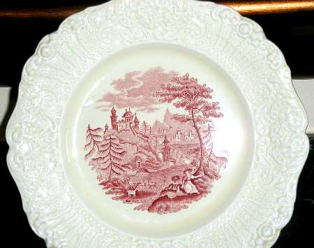 Tyrolean Red (Embossed) by Ridgway (Ridgways)