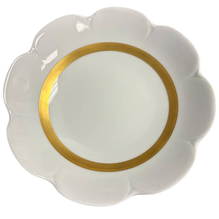 Fleur'T Matte Gold Salad/Dessert Plate