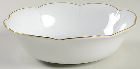Fleur'T Matte Gold Soup/Cereal Bowl
