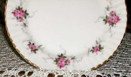 Cottage Rose Dessert/Pie Plate