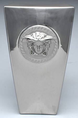 Medusa Platinum 12" Vase