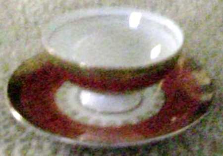 11-699 Footed Cup & Saucer Set