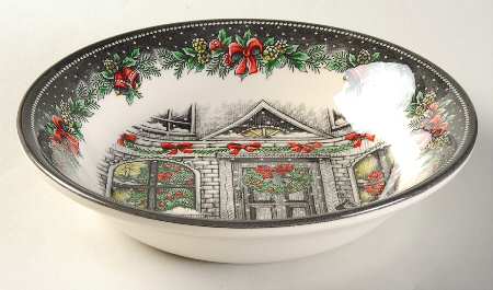 Christmas Home Coupe Cereal Bowl
