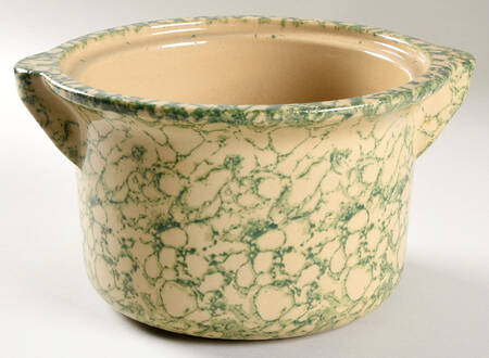 Spongeware Green 2 Qt Round Covered Casserole No Lid