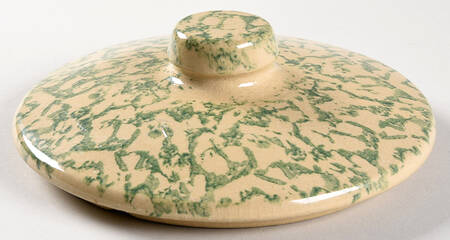 Spongeware Green Lid for 2 Qt Round Covered Casserole