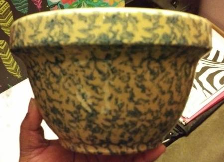 Spongeware Green 8" Mixing Bowl
