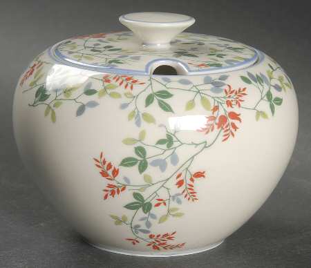 ROT284 (Blue Trim) Jam/Jelly & Lid