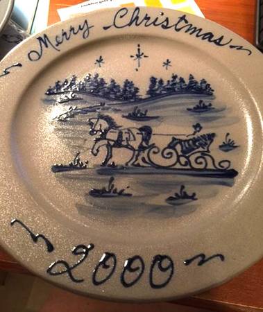 Merry Christmas 2000 Collector Plate